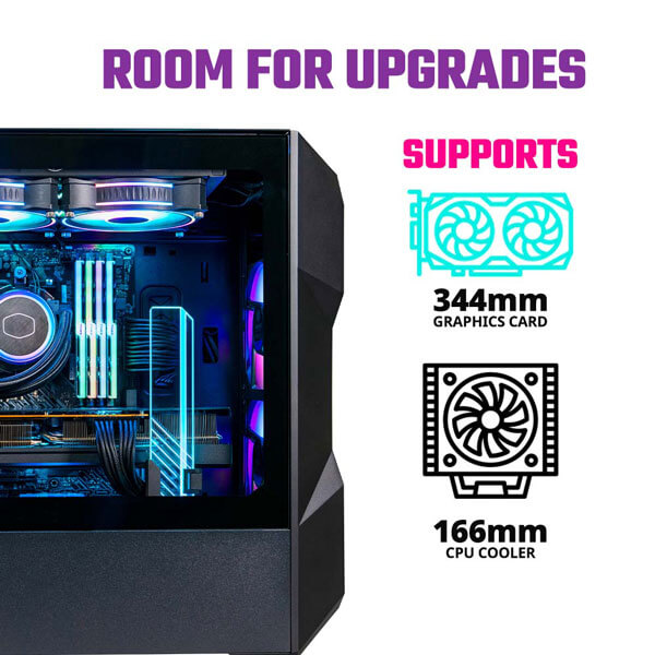 Cooler Master TD300 Mesh ARGB (M-ATX) Cabinet (Black)